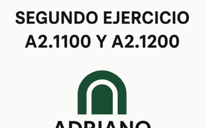 13 SEPTIEMBRE SEGUNDO EJERCICIO A2.1100 Y A2.1200