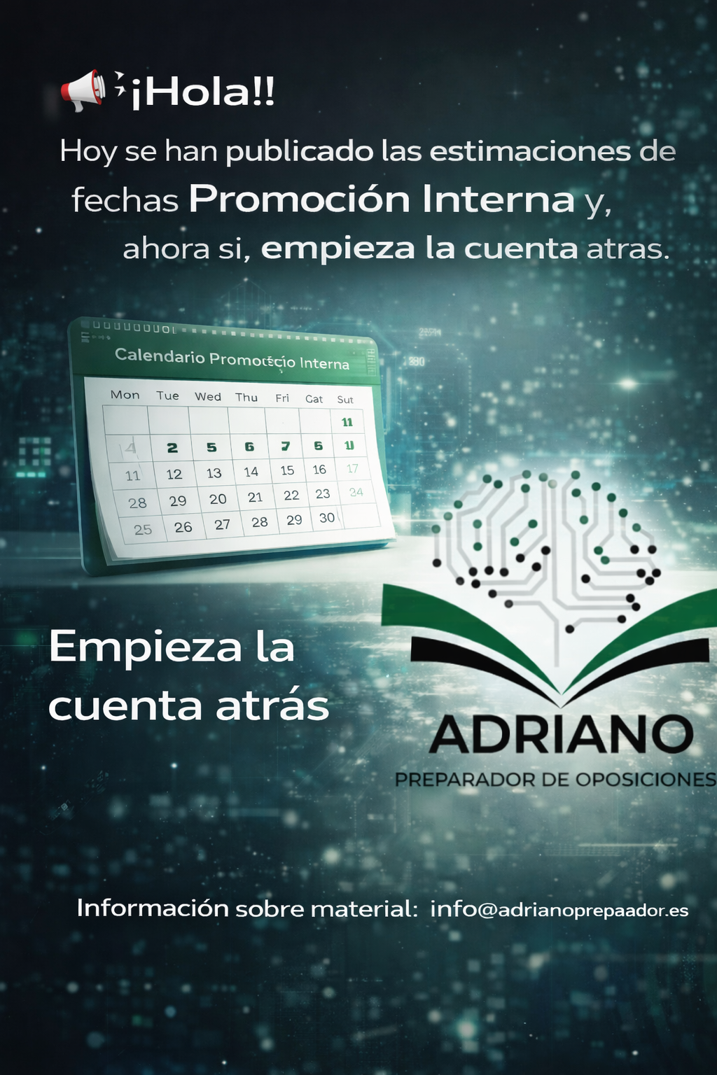 Cuenta atrás para promoción interna