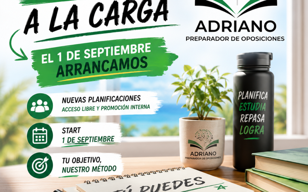 VUELTA DE VACACIONES: EL 1 DE SEPTIEMBRE ARRANCAMOS